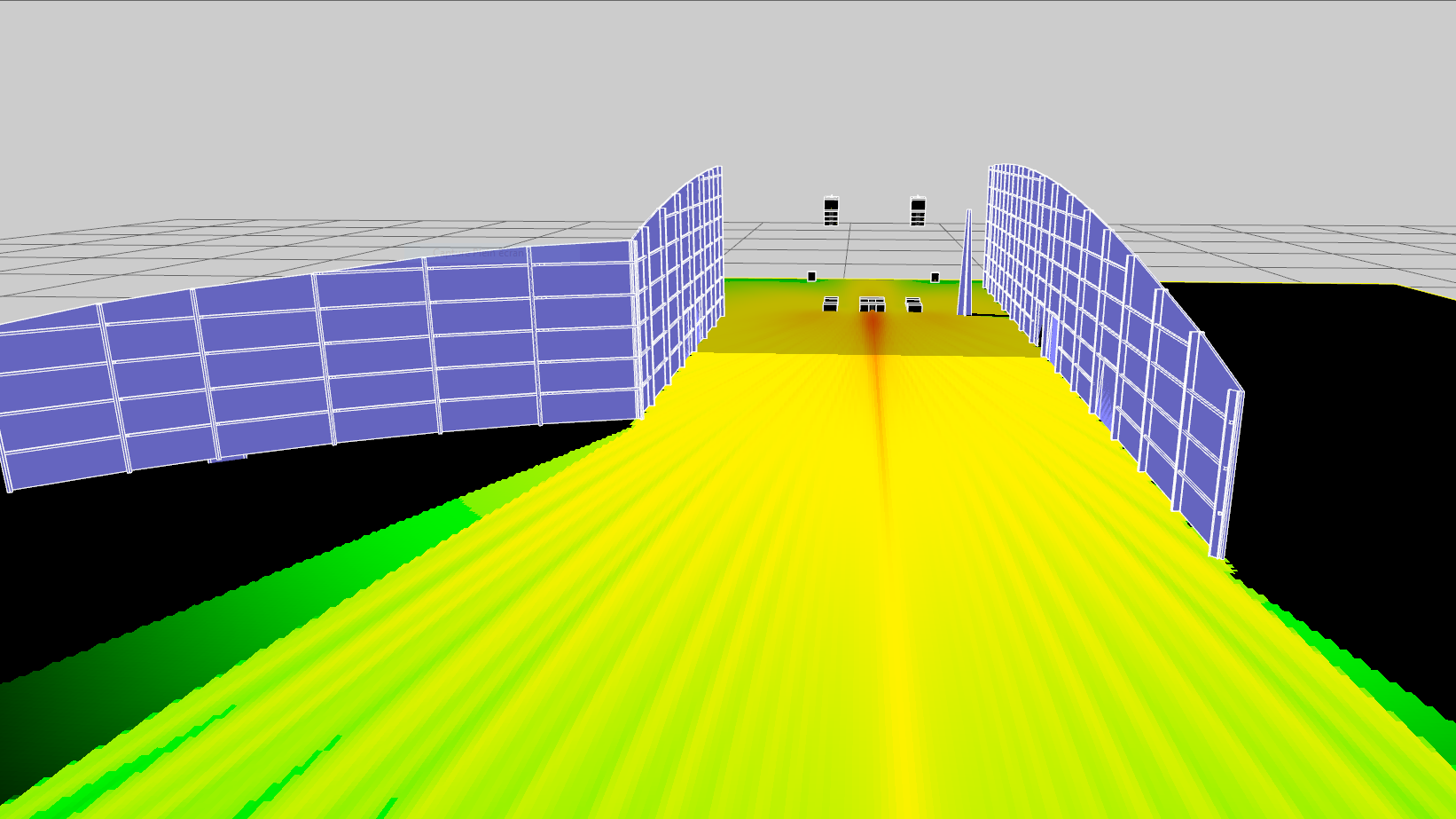 Highs propagation front view