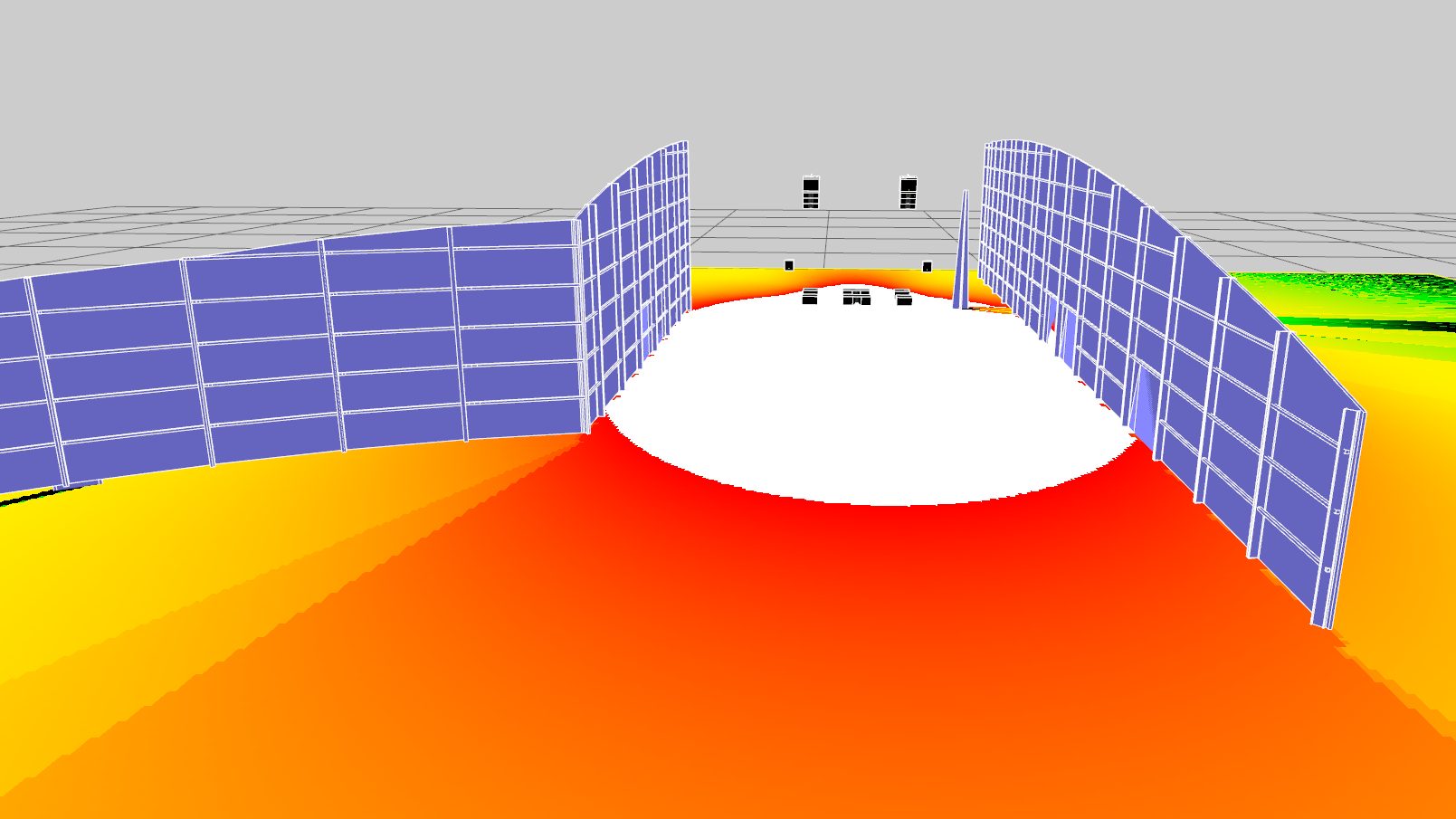 Lows propagation front view